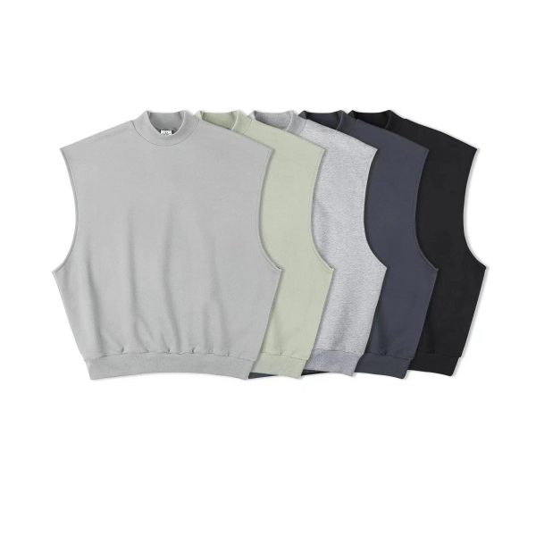 Solid Color Sleeveless Vests Online now