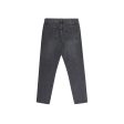 Washed Gray Denim Jeans Hot on Sale