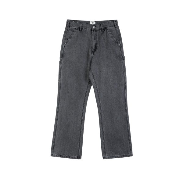 Washed Classic Straight-Leg Jeans Online Sale