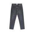 Washed Gray Denim Jeans Hot on Sale