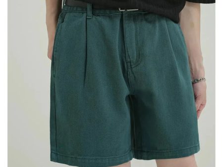 Wide-leg Denim Shorts Online