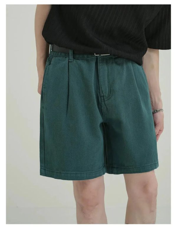 Wide-leg Denim Shorts Online