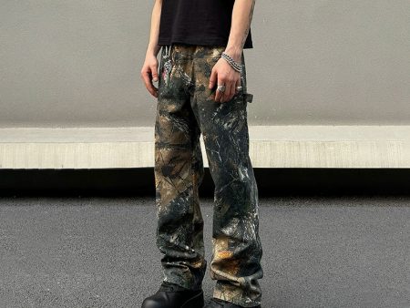 Vintage Camouflage Jeans Online Hot Sale