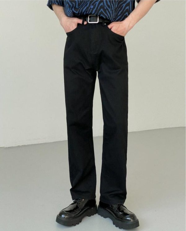 Washed Cotton Casual Pants on Sale