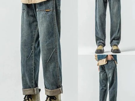 Vintage Blue Straight Leg Jeans Discount