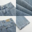 Washed High-waisted Wide-leg Jeans For Cheap