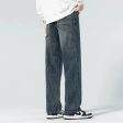 Washed Regular Fit Straight-leg Jeans Discount