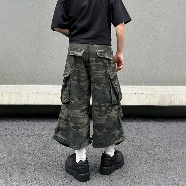 Big Pocket Camouflage Cargo Pants Discount