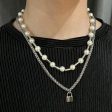 Silver Clavicle Pearl Necklace For Discount