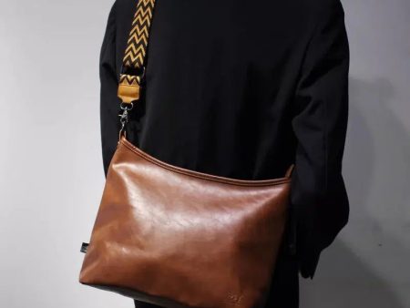 Large Leather Cross-body Bag Fashion