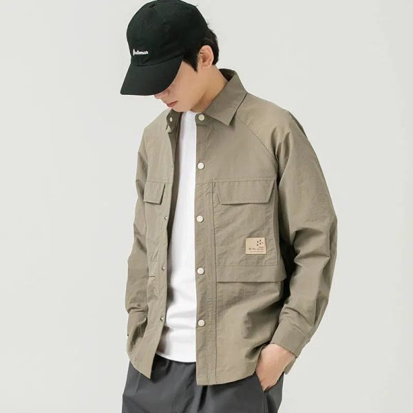 Workwear Fit Cargo Overshirt Fashion