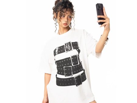 Wrap Belt Graphic T-shirt Online Hot Sale