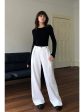 Wide-leg High-rise Pleated Pants For Discount