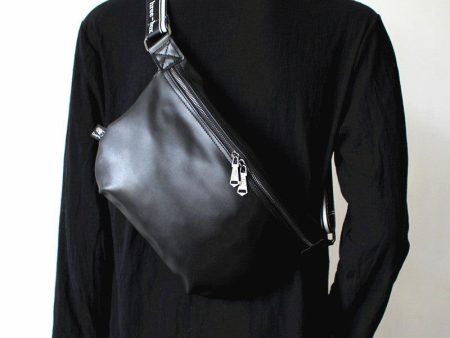 Black Crossbody Hobo Bag For Sale