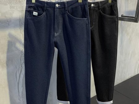 Autumn and Winter Classic Blue Jeans on Sale