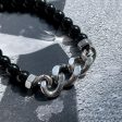 Black Bead Chain Bracelet Online Sale