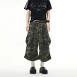 Wide-leg Camouflage Cargo Pants Sale