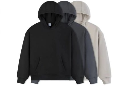 Basic Long Cotton Hoodie Sale