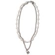 Silver Clavicle Pearl Necklace For Discount