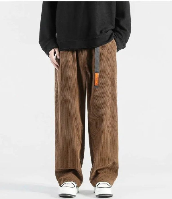 Belt Corduroy Pants Discount