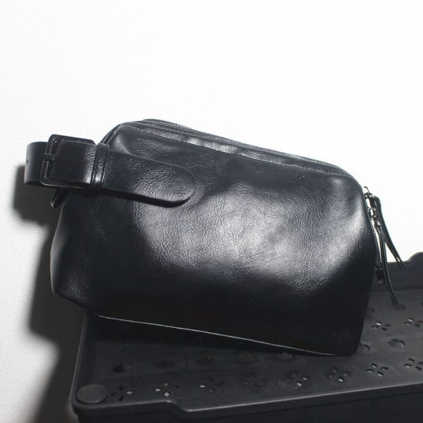 Sleek Leather Zip-Around Purse Discount