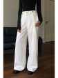 Wide-leg High-rise Pleated Pants For Discount