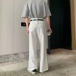 Wide-leg Straight Pleated Pants Online