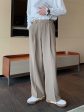 Autumn and Winter Straight Drape Pants Sale