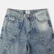 Washed Three-dimensional Stitching Jeans Online Sale