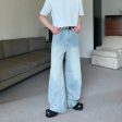 Washed Light Blue Jeans Hot on Sale