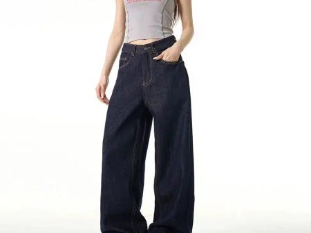 Wide Leg Straight Jeans on Sale