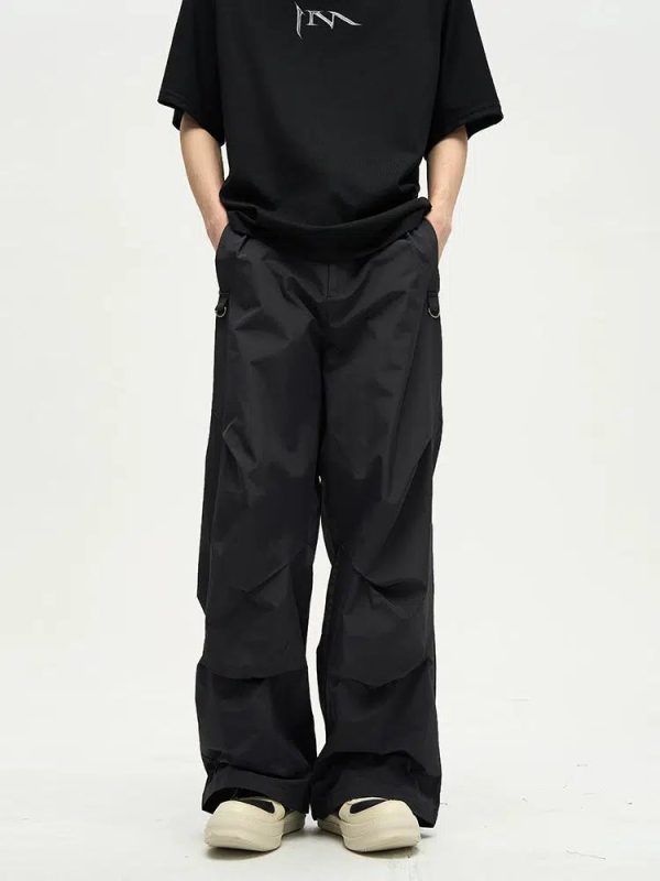 Wide-leg Straight-leg Nylon Pants Online