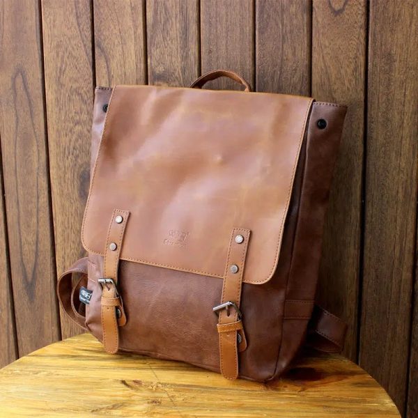 Stylish Leather Backpack Online Sale