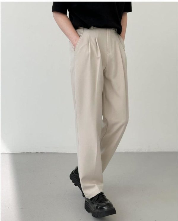 Autumn Straight Suit Pants For Cheap