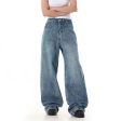 Wide Leg High-Waisted Jeans Sale