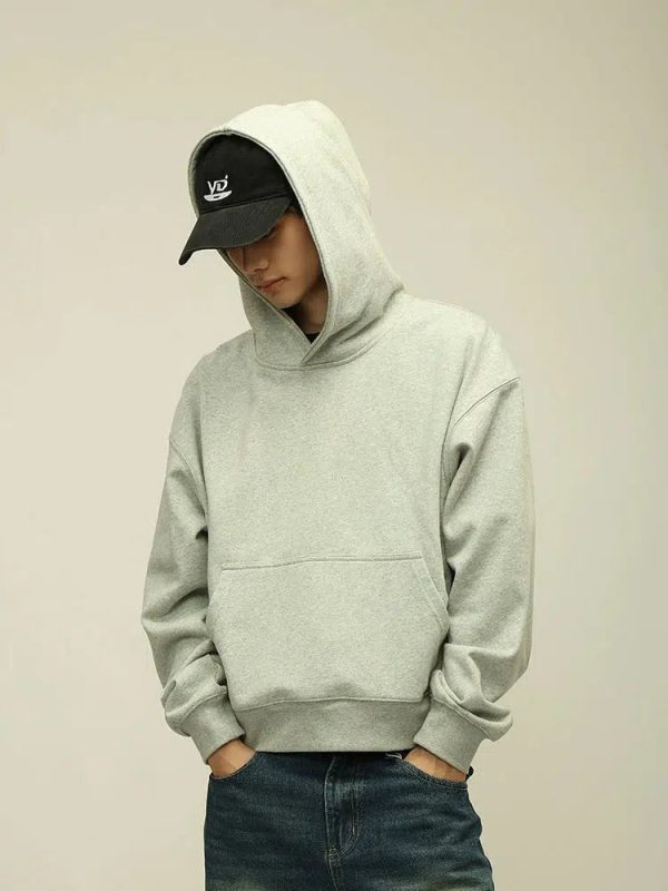 Basic Fleece Hooded Sweatshirt Online Sale