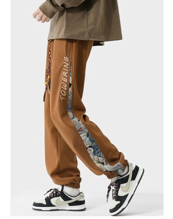 Bear Embroidered Sweatpants Online