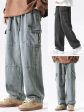 Workwear Wide-leg Cargo Jeans For Sale