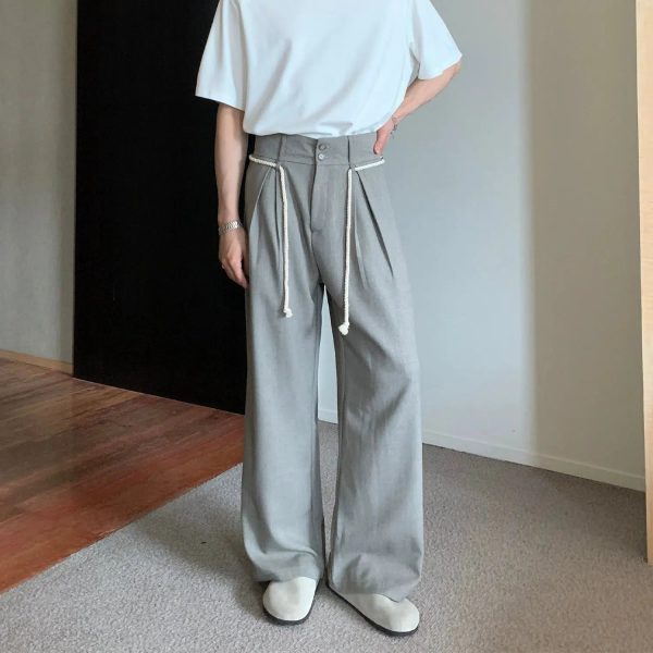 Wide-Leg Pants with Drawstring Detail Sale