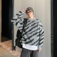 Crew Neck Zebra Sweater Online