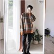 Oversized Plaid Sweater Cheap