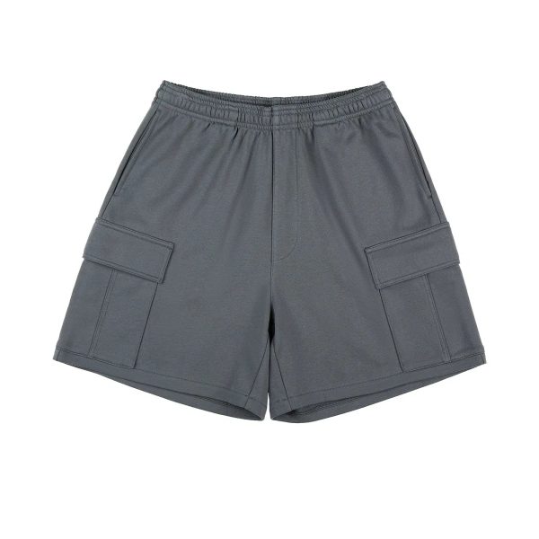 Basic Multi-pocket Workwear Shorts Online now