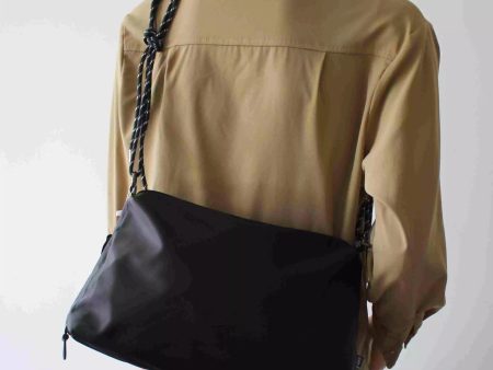 Black Canvas Shoulder Bag Online Hot Sale