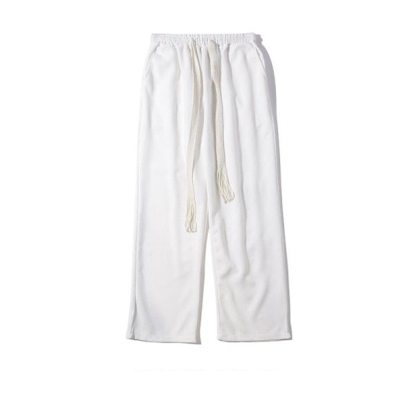 Waffle Straight Casual Pants Fashion