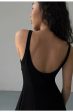 Black Fitted Sleeveless Dress Fashion