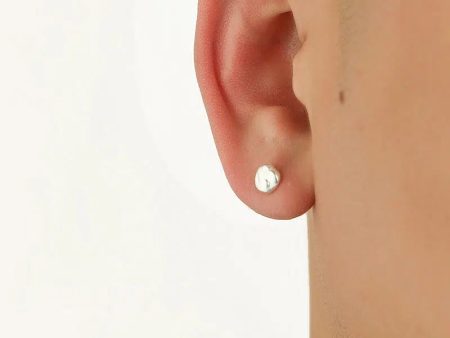 925 Sterling Silver Geometric Round Earrings Online Sale