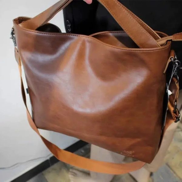 Large Soft Leather Crossbody Bag Fashion