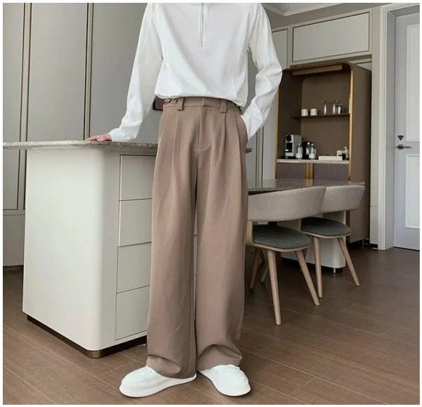 Wide-leg Drape Suit Pants Online Sale