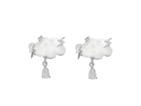 White Cloud Earrings Supply