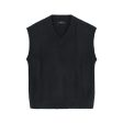 V-Neck Knitted Sleeveless Sweater Online Sale